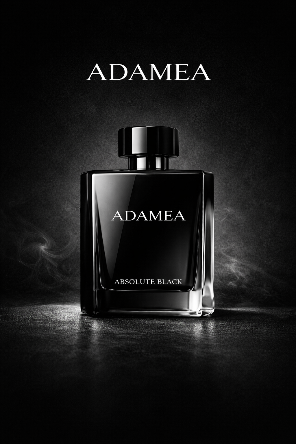 Adamea Absolute Black luxury perfume bottle