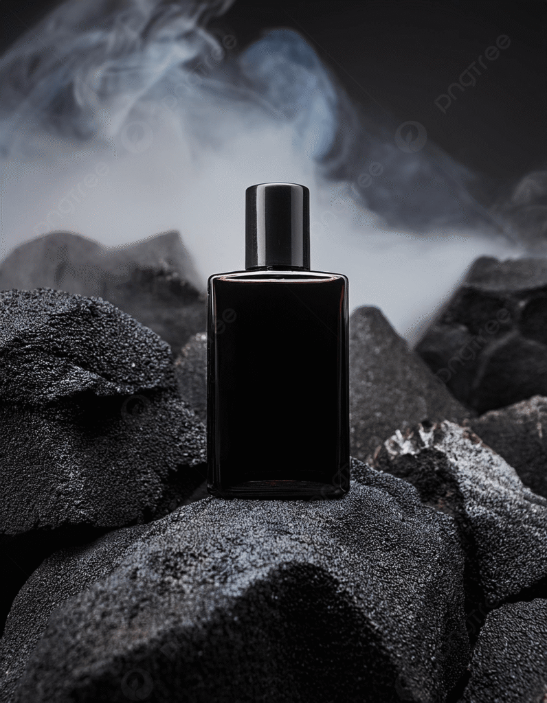 Adamea luxury black perfume bottle representing the art of fragrance