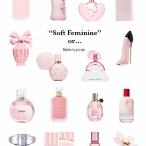 Rose perfume bottle feminine soft fragrance